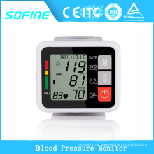 Gesundheitswesen Automatische Digital Handgelenk Blutdruckmessgerät Messing Manschette Blutdruckmessung Gesundheitsmonitor